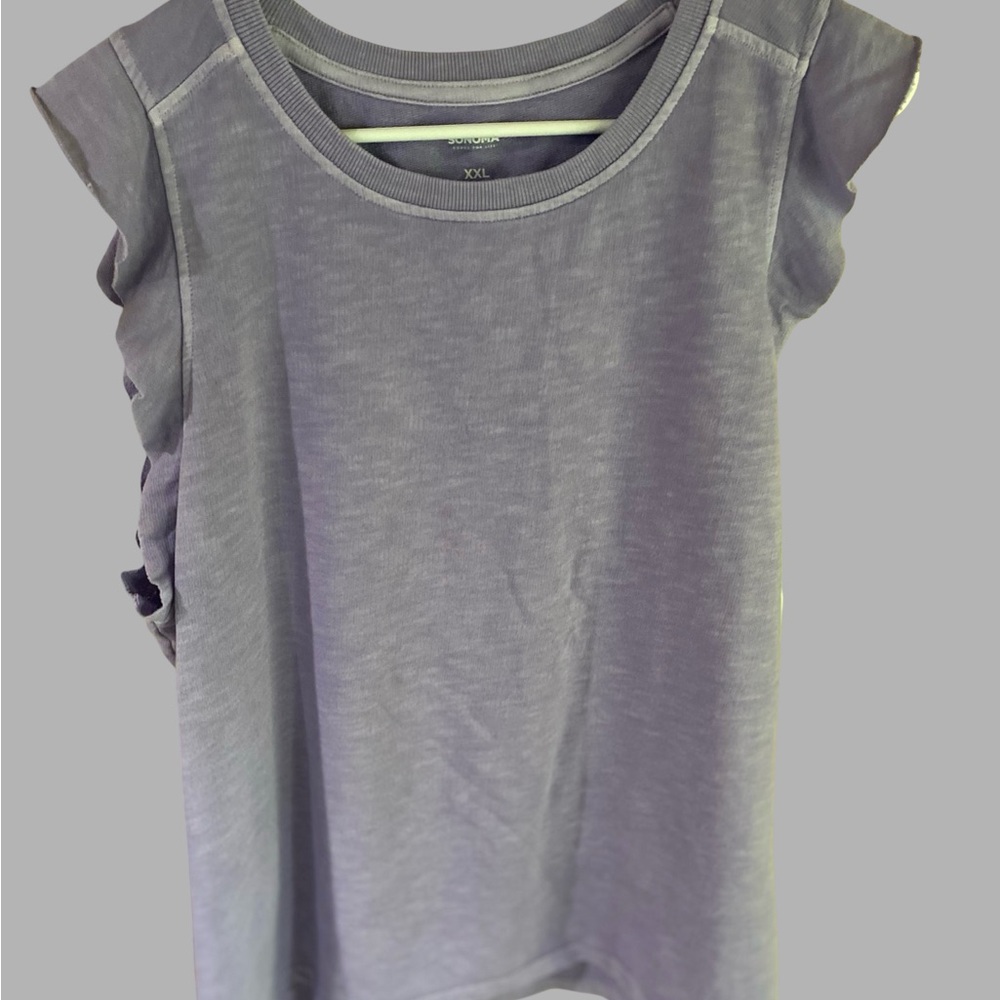 Purple Sleeveless Women's Top - Picture 4 of 4